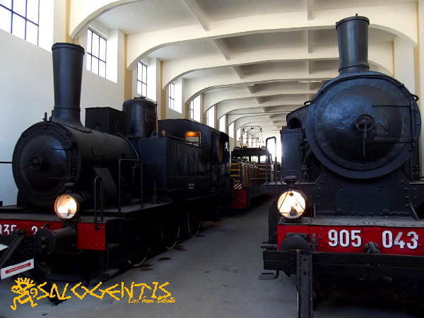 Locomotive a vapore - Museo ferroviario di Puglia