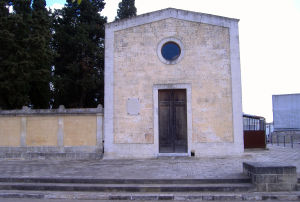 Veduta esterna della cripta di Santa Marina