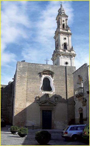 La chiesa Madre di Trepuzzi (Fonte: www.mappeditalia.it)