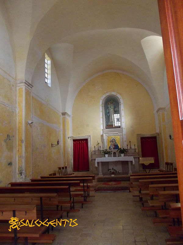 Interno della Chiesa della Madonna della Serra, Giuggianello